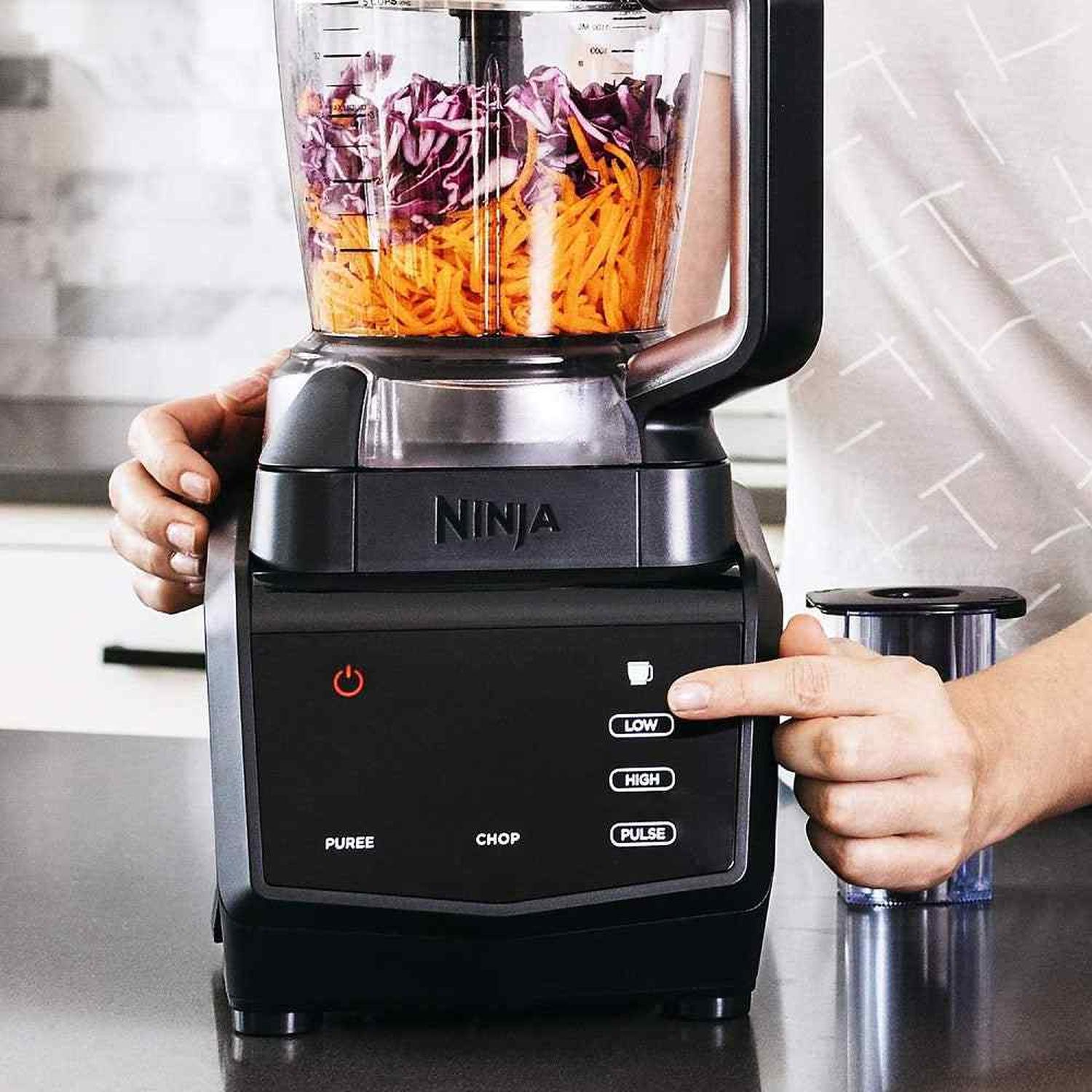  Ninja - Batidora de pantalla inteligente con base de 1000  vatios, programas de 4 autoiQ, pantalla táctil, jarra de trituración total,  (CT650), negro (renovado) : Hogar y Cocina